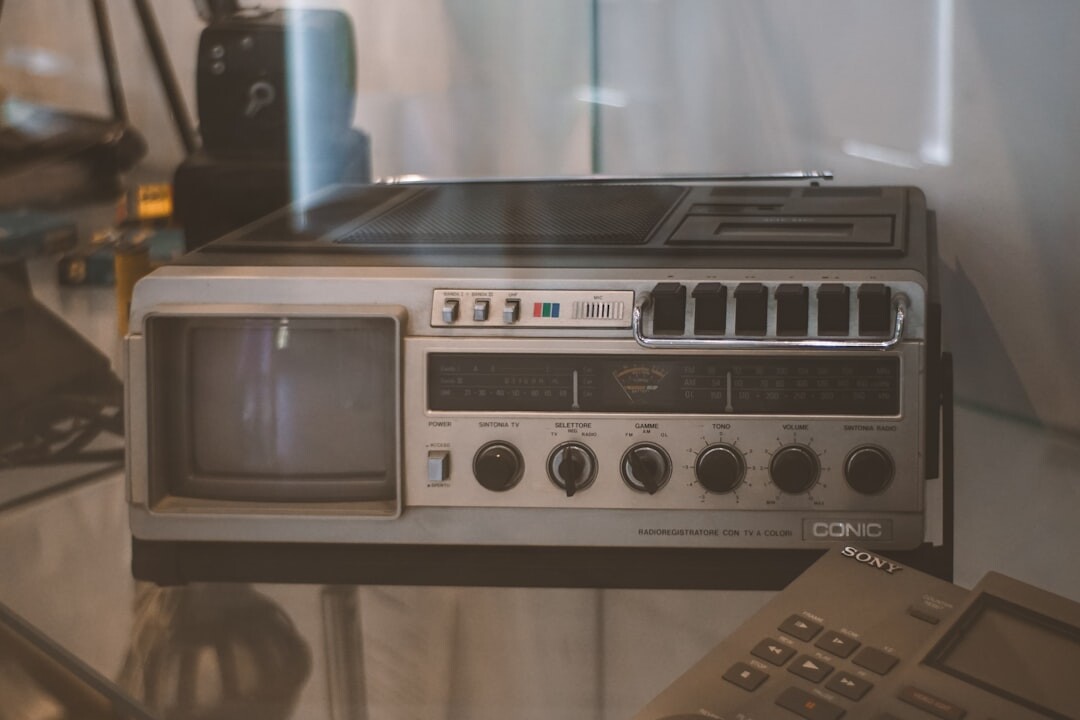 vintage television broadcast